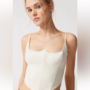 Urban Outfitters Serene Lace-Up Bustier Cami